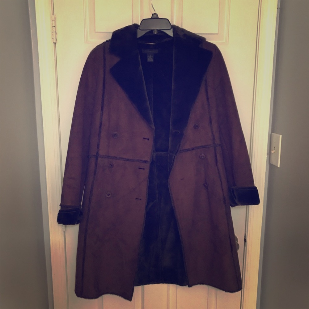 Faux Fur/Suede Winter Coat